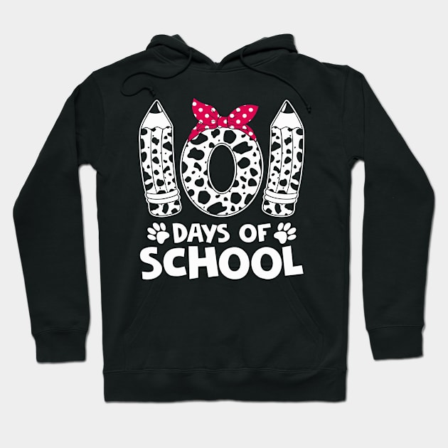 Happy 101 Days Of School Funny Student Teacher Kids Hoodie by LEGO